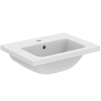 Mēbeļu izlietne Ideal Standard  i.Life S 51x39x18 cm, ar pārplūdes atveri, jaucējkrānam, balta T459101