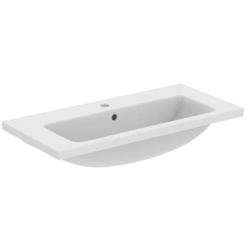 Mēbeļu izlietne Ideal Standard i.Life S 81x39x18 cm, ar pārplūdes atveri, jaucējkrānam, balta T458901