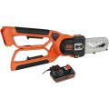 Motorzāģis BLACK+DECKER 18 V akumulatora 1 x 2,0 Ah akumulators, GKC1000L-QW lādētājs