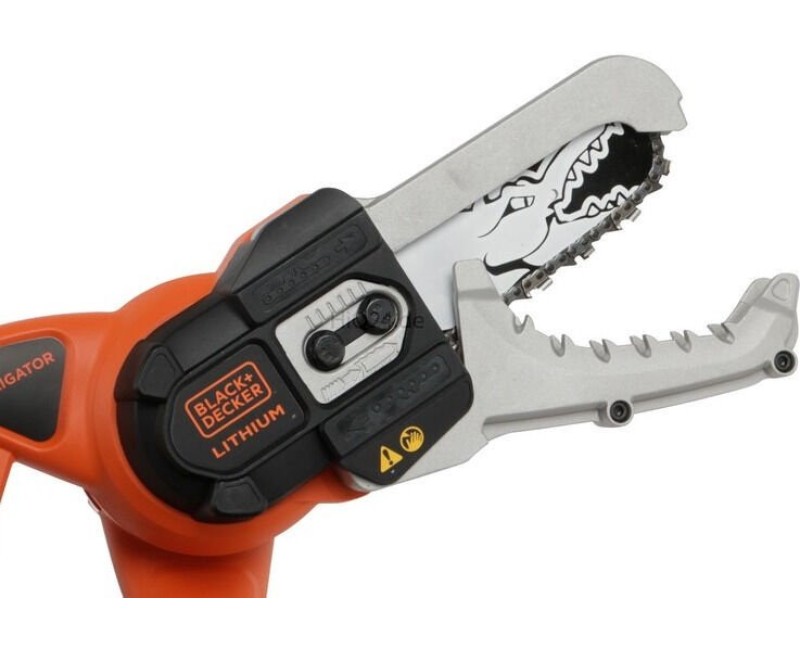 Motorzāģis BLACK+DECKER 18 V akumulatora 1 x 2,0 Ah akumulators, GKC1000L-QW lādētājs