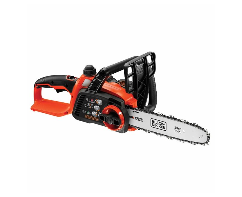 Motorzāģis BLACK+DECKER 18 V akumulatora 25 cm, 1 x 2,0 Ah akumulators, lādētājs GKC1825L20-QW