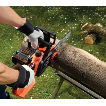 Моторная пила BLACK+DECKER 18 В, Аккумуляторная длина лезвия 25 см, без аккумулятора и зарядки GKC1825LB-XJ
