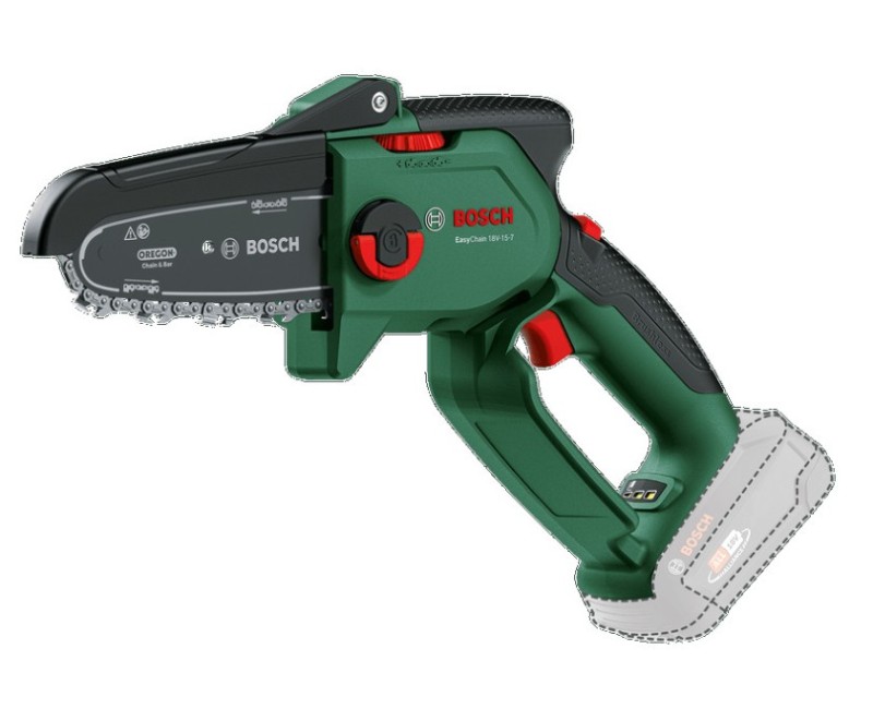 Motorzāģis Bosch dārza aprīkojums - 18 V akumulatora 15 cm, bez akumulatora un lādētāja 06008B8901