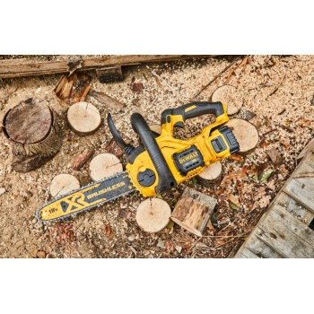 Motorzāģis DeWALT 18 V akumulatora 30 cm, 1 x 5,0 Ah XR akumulators, DCM565P1 lādētājs