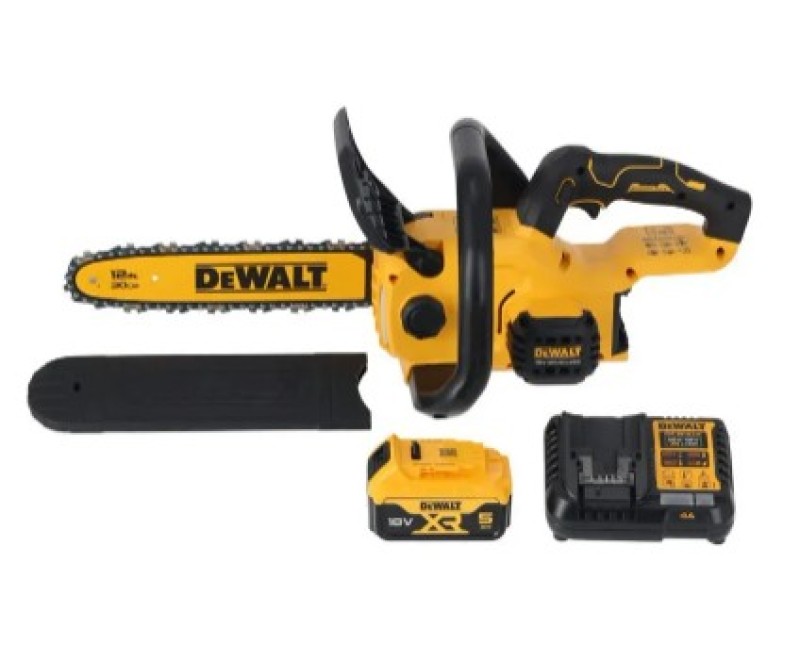 DeWALT DCMCS565P1 18 V akumuliatorinis pjūklas 30 cm, 1 x 5,0 Ah akumuliatorius, įkroviklis