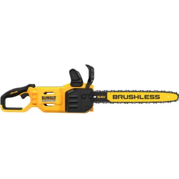 DeWALT 54 V akumuliatorinis grandininis pjūklas 45 cm, 1 x 9,0 Ah FLEXVOLT akumuliatorius, DCMCS574X1 įkroviklis