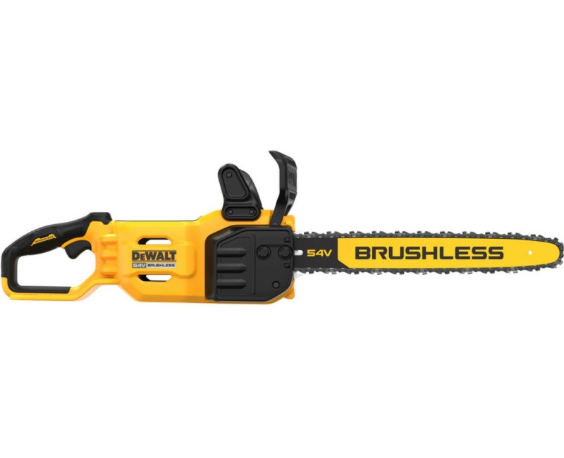 Motorzāģis DeWALT 54 V akumulatora 45 cm, 1 x 9,0 Ah FLEXVOLT akumulators, DCMCS574X1 lādētājs