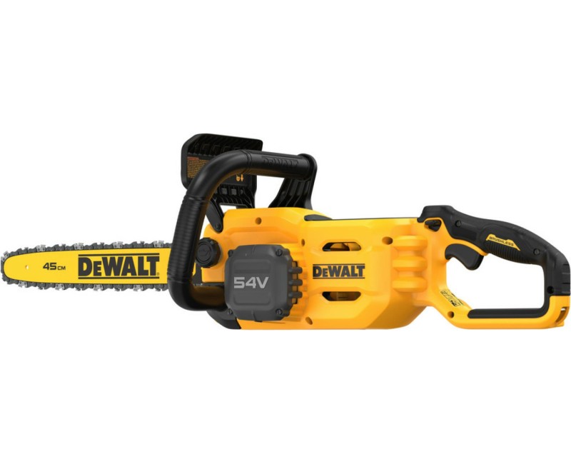 Motorzāģis DeWALT 54 V akumulatora 45 cm, 1 x 9,0 Ah FLEXVOLT akumulators, DCMCS574X1 lādētājs