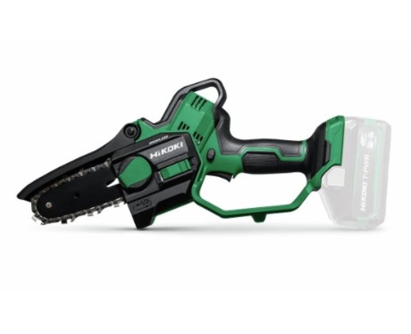 HiKOKI benzininis 18 V akumuliatorinis pjūklas, 10 cm apipjovimui, be akumuliatoriaus ir įkroviklio CS1810DDW4Z