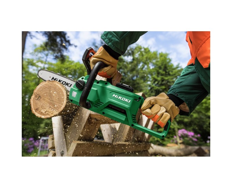 Motorzāģis HiKOKI  6 V akumulatora, 30 cm, bez akumulatora un lādētāja CS3630DBW4Z