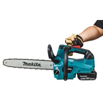 Моторная пила Makita 18 В, Аккумуляторная, длина лезвия 30 см, 2 аккумулятора 5,0 Ач, зарядкаDUC306PT2B