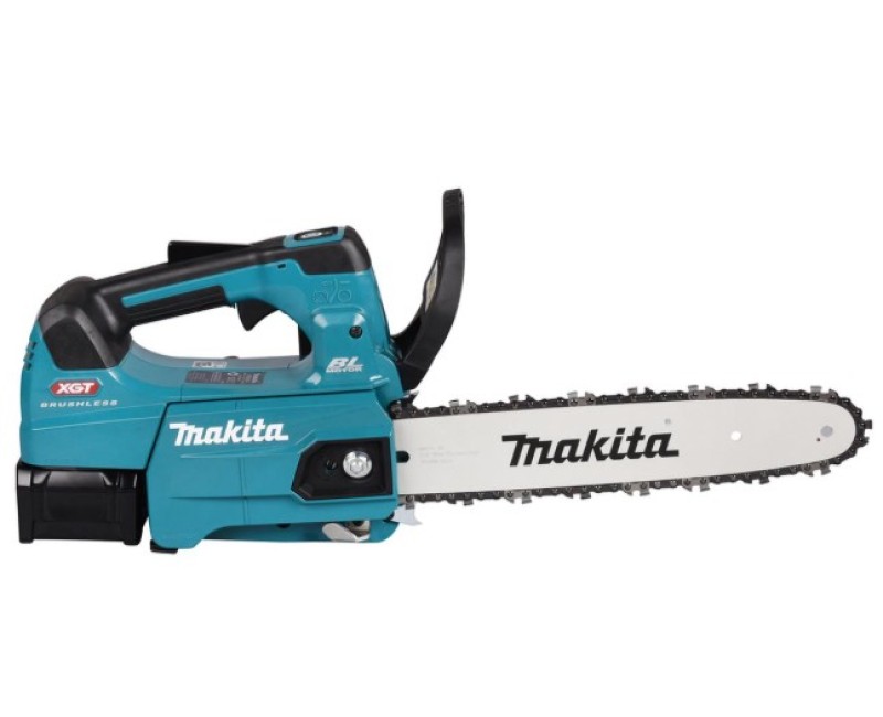 Motorzāģis Makita 40 V akumulatora 30 cm, 1 x XGT 4,0 Ah akumulators, UC003GM102 lādētājs
