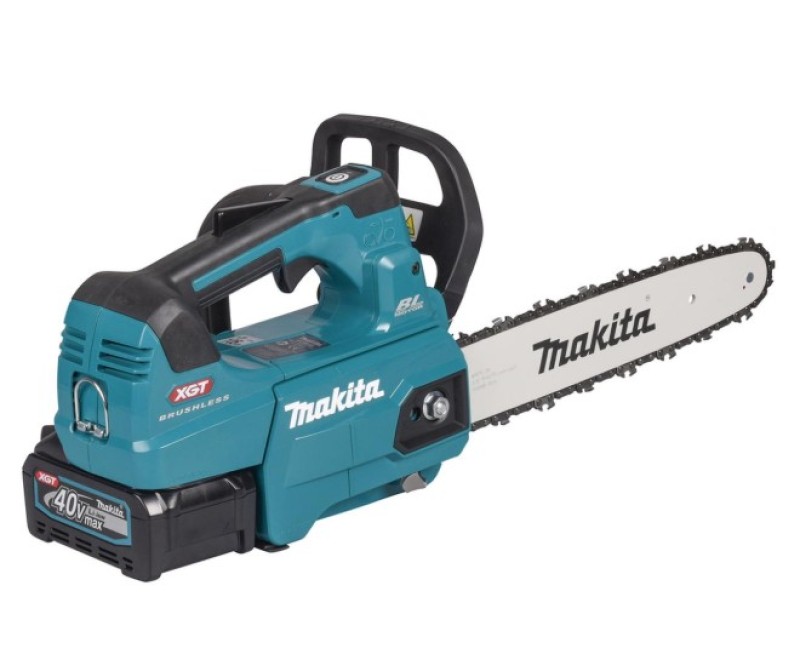 Motorzāģis Makita 40 V akumulatora 30 cm, 1 x XGT 4,0 Ah akumulators, UC003GM102 lādētājs
