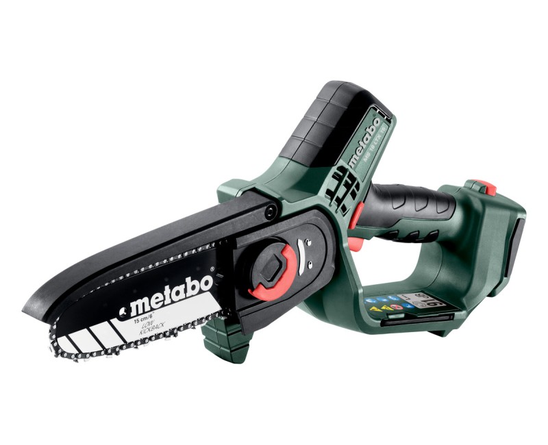 Motorzāģis Metabo 18 V akumulatora 15 cm, bez akumulatora un lādētāja 600856850