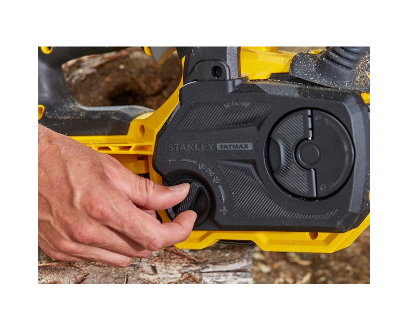 Motorzāģis Stanley 18 V akumulatora 30 cm, 1 x 4,0 Ah akumulators, lādētājs SFMCCS630M1-QW