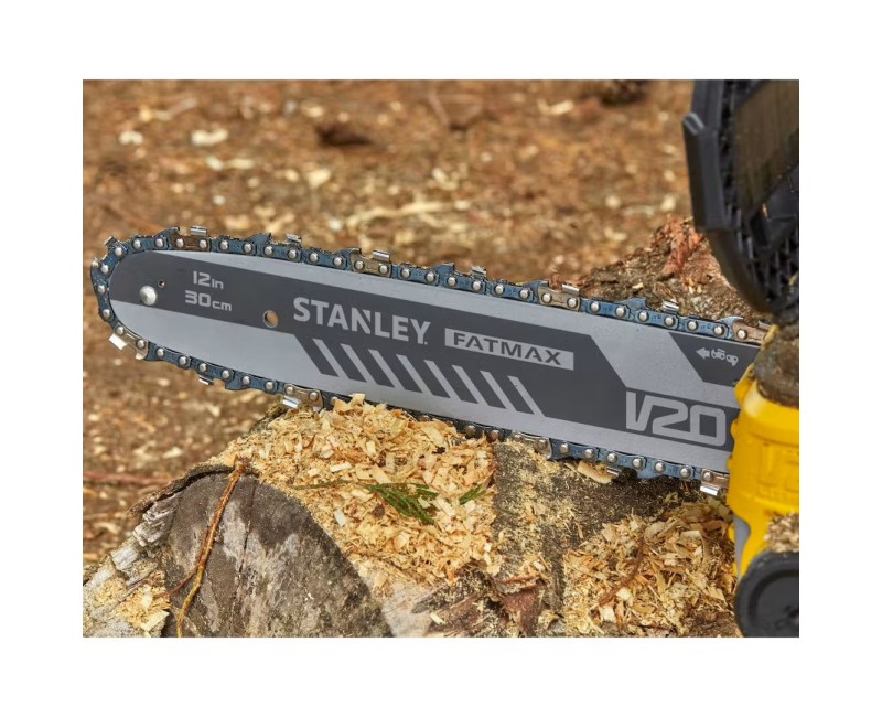 Motorzāģis Stanley 18 V akumulatora 30 cm, 1 x 4,0 Ah akumulators, lādētājs SFMCCS630M1-QW