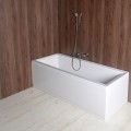Vannas panelis Polysan Plain 170, kreisais, 1700x590 mm, balts 72624