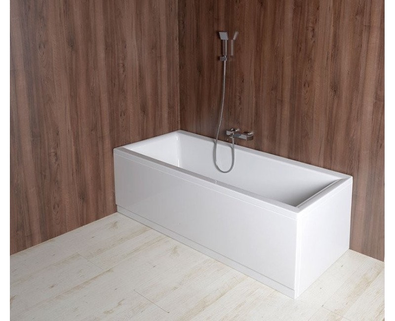 Vannas panelis Polysan Plain 170, kreisais, 1700x590 mm, balts 72624
