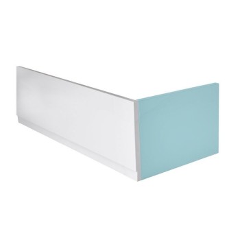 Vannas panelis Polysan Plain 165, kreisais, 1650x590 mm, balts 72615