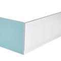 Vannas panelis Polysan Plain  150, labais, 1500x590 mm, balts 72759