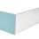 Vannas panelis Polysan Plain 150, labais, 1500x590 mm, balts 72759