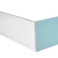 Vannas panelis Polysan Couvert, Priekšējais kreisais 170 L, 1700x520 mm, balts 72859