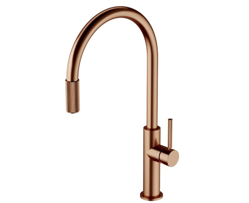 Virtuves maisītājs Omnires Switch ar izvadu filtrētam ūdenim Pulēta Bronza SW9057CP