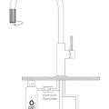 Virtuves maisītājs Omnires Switch ar izvadu filtrētam ūdenim Pulēta Bronza SW9057CP