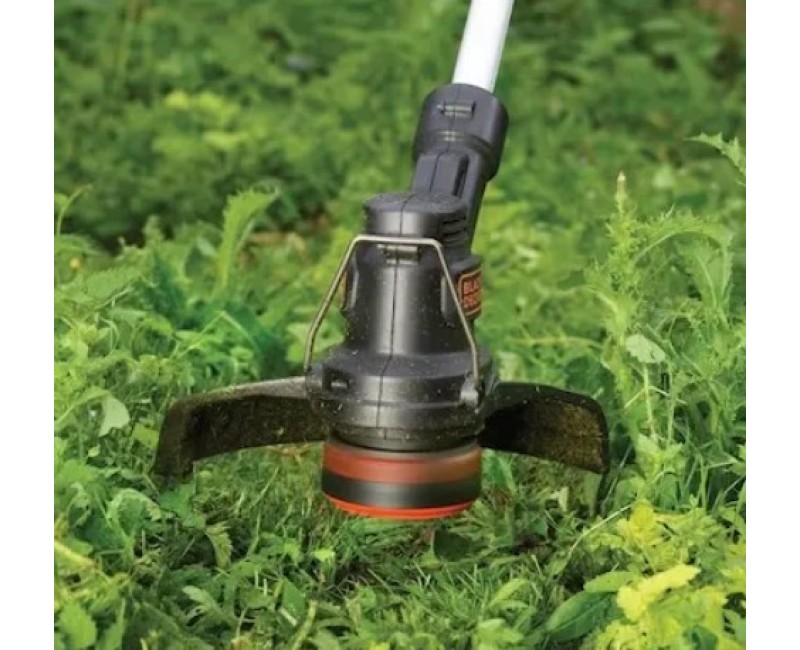 Trimmeris BLACK+DECKER 18 V akumulatora ar auklu, 25 cm pļaušanas platums, 1 x 1,5 Ah akumulators, lādētājs ST1823-QW