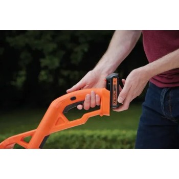 Аккумуляторный триммер BLACK+DECKER 18 В, ширина скашивания 25 см, 1 аккумулятор 1,5 Ач, зарядное устройство ST1823-QW