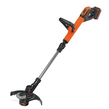 Аккумуляторный триммер BLACK+DECKER 18 В, ширина скашивания 30 см, 1 аккумулятор 4,0 Ач, зарядное устройство STC1840EPC-QW