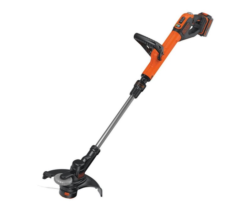 Аккумуляторный триммер BLACK+DECKER 18 В, ширина скашивания 30 см, 1 аккумулятор 4,0 Ач, зарядное устройство STC1840EPC-QW