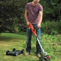 Trimmeris BLACK+DECKER 18 V daudzfunkcionāls ar auklu, 28 cm pļaušanas platums, 1 x 2,0 Ah akumulators STC1820CM-QW