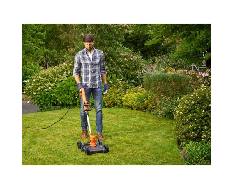 Многофункциональный триммер BLACK+DECKER 550 Вт, ширина скашивания 30 см BESTA530CM-QS