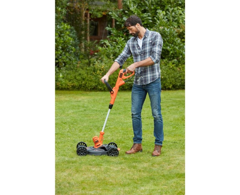 Многофункциональный триммер BLACK+DECKER 550 Вт, ширина скашивания 30 см BESTA530CM-QS