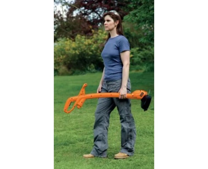 Trimmeris BLACK+DECKER ar auklu 300 W, griešanas platums 25 cm GL310-QS