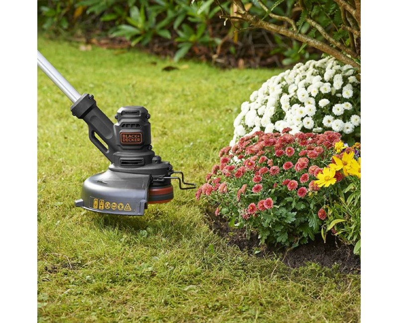 Сетевой триммер BLACK+DECKER 450 Вт, ширина скашивания 25 см, модель BEST625-QS