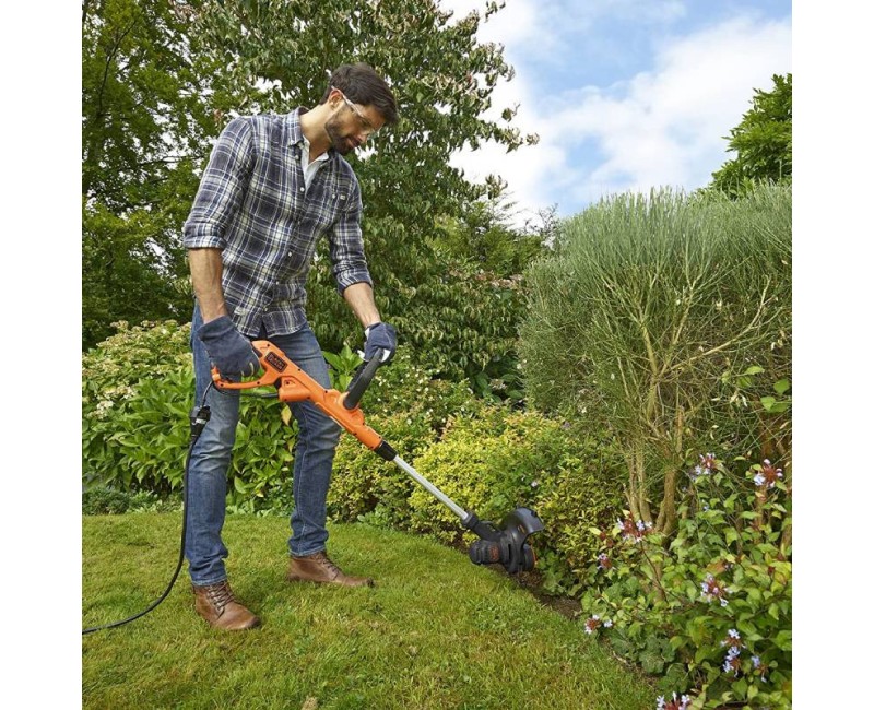 Trimmeris BLACK+DECKER ar auklu 450 W, griešanas platums 25 cm BESTA525-QS