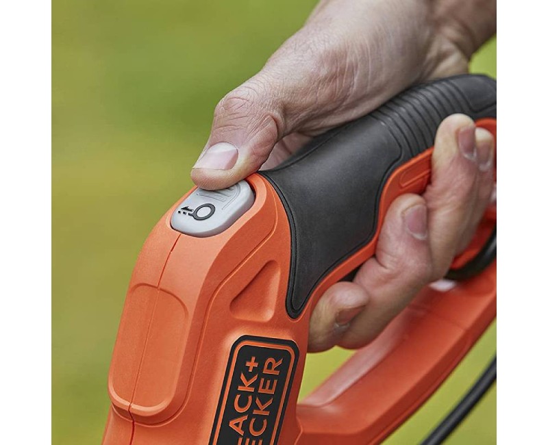 Trimmeris BLACK+DECKER ar auklu 450 W, griešanas platums 25 cm BESTA525-QS