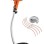 Trimmeris BLACK+DECKER ar auklu 700 W, griešanas platums 33 cm GL7033-QS