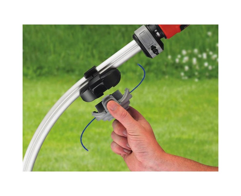 Trimmeris BLACK+DECKER ar auklu 800 W, pļaušanas platums 33 cm GL8033-QS