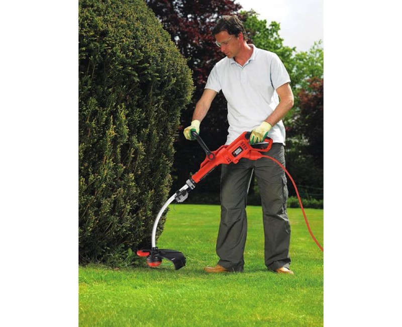 Trimmeris BLACK+DECKER ar auklu 800 W, pļaušanas platums 33 cm GL8033-QS