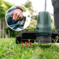 Bosch trimeris 18 V akumuliatorinis su valą, 26 cm pjovimo plotis, 2 x 2,0 Ah akumuliatoriai, įkroviklis 06008C1C05