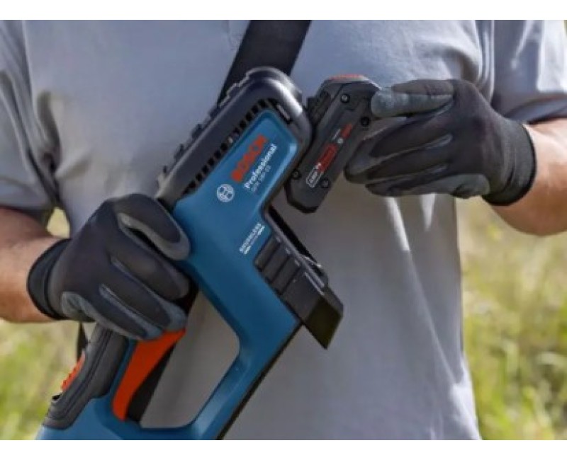 Аккумуляторный триммер Bosch 18 В, ширина скашивания 33 см, без аккумулятора и зарядного устройства 06008D1000
