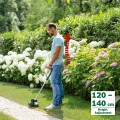 Bosch krūmapjovė 18 V su valą, 26 cm pjovimo plotis, be akumuliatoriaus ir įkroviklio 06008C1D04