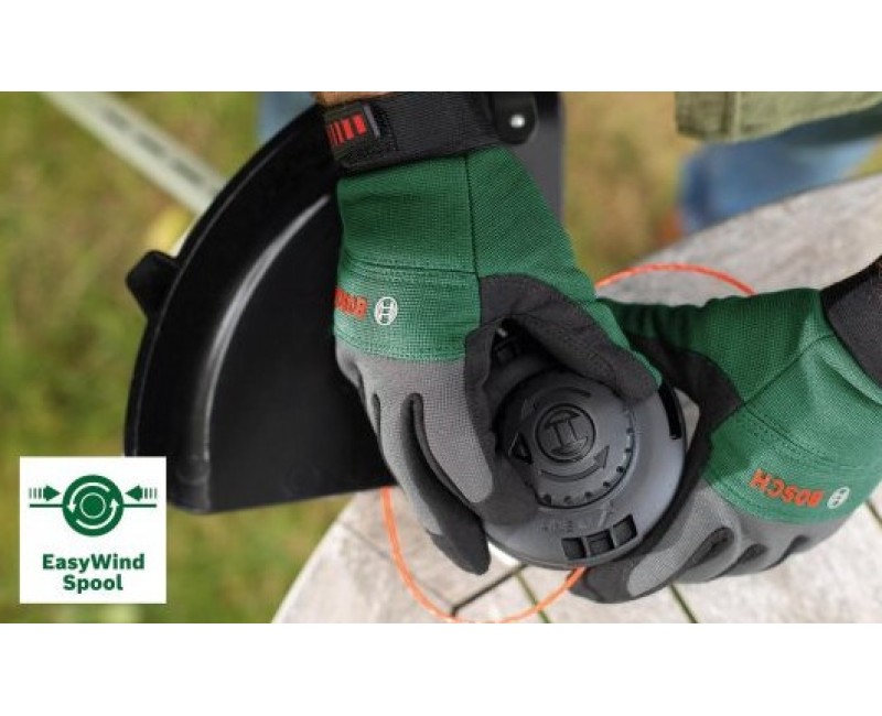 Trimmeris Bosch 36 V krūmgriezis, pļaušanas platums 33 cm, 1 x 2,0 Ah akumulators, lādētājs 06008C1K03
