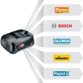 Аккумуляторный триммер Gardena ComfortCut Li-18/23 18 В, ширина скашивания 23 см, 1 аккумулятор 2,5 Ач, зарядное устройство 14701-20