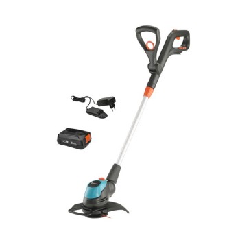 Аккумуляторный триммер Gardena EasyCut 23/18V P4A 18 В, ширина скашивания 23 см, 2 аккумулятора по 2,0 Ач, зарядное устройство 14700-20