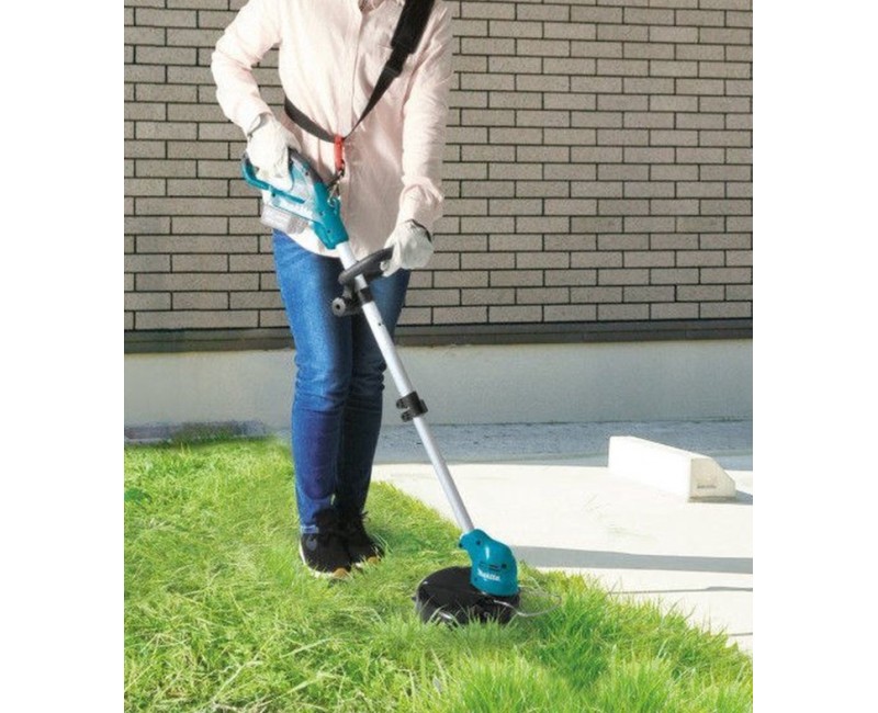 Trimmeris Makita 12 V akumulatora trimmeris, 26 cm pļaušanas platums, bez akumulatora un lādētāja UR100DZ