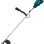 Trimmeris Makita 18 V akumulatora krūmgriezis, 43 cm pļaušanas platums, 2 x 5,0 Ah akumulatori, lādētājs DUR369APT2